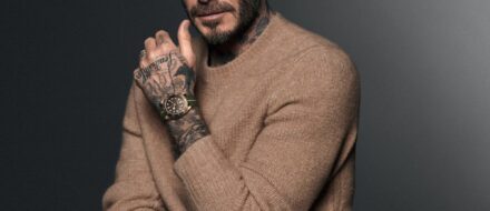 David Beckham wearing a TUDOR Black Bay