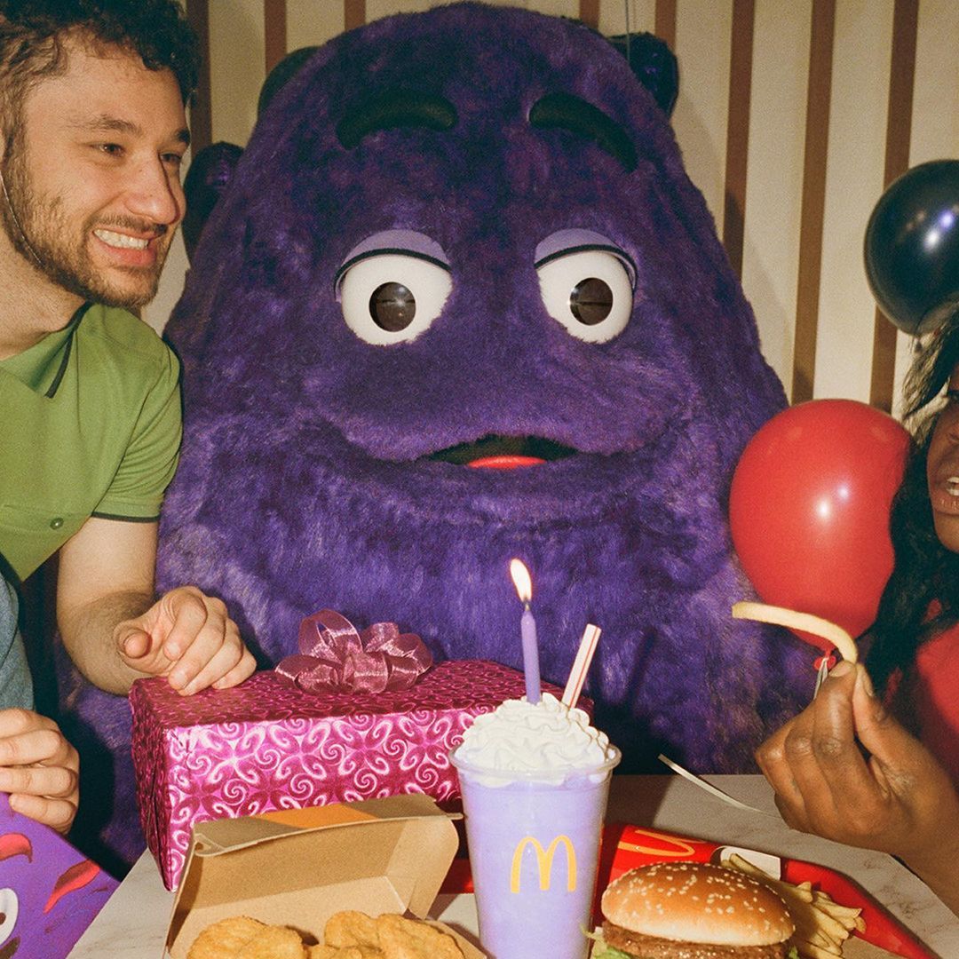Who is Grimace, the weird purple blob taking over your FYP?