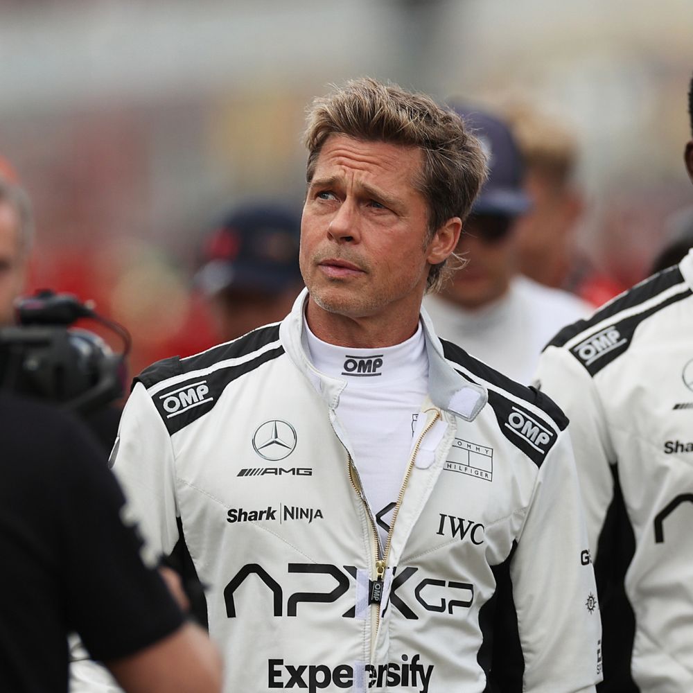 Brad Pitt makes British Grand Prix debut for upcoming Formula 1 film