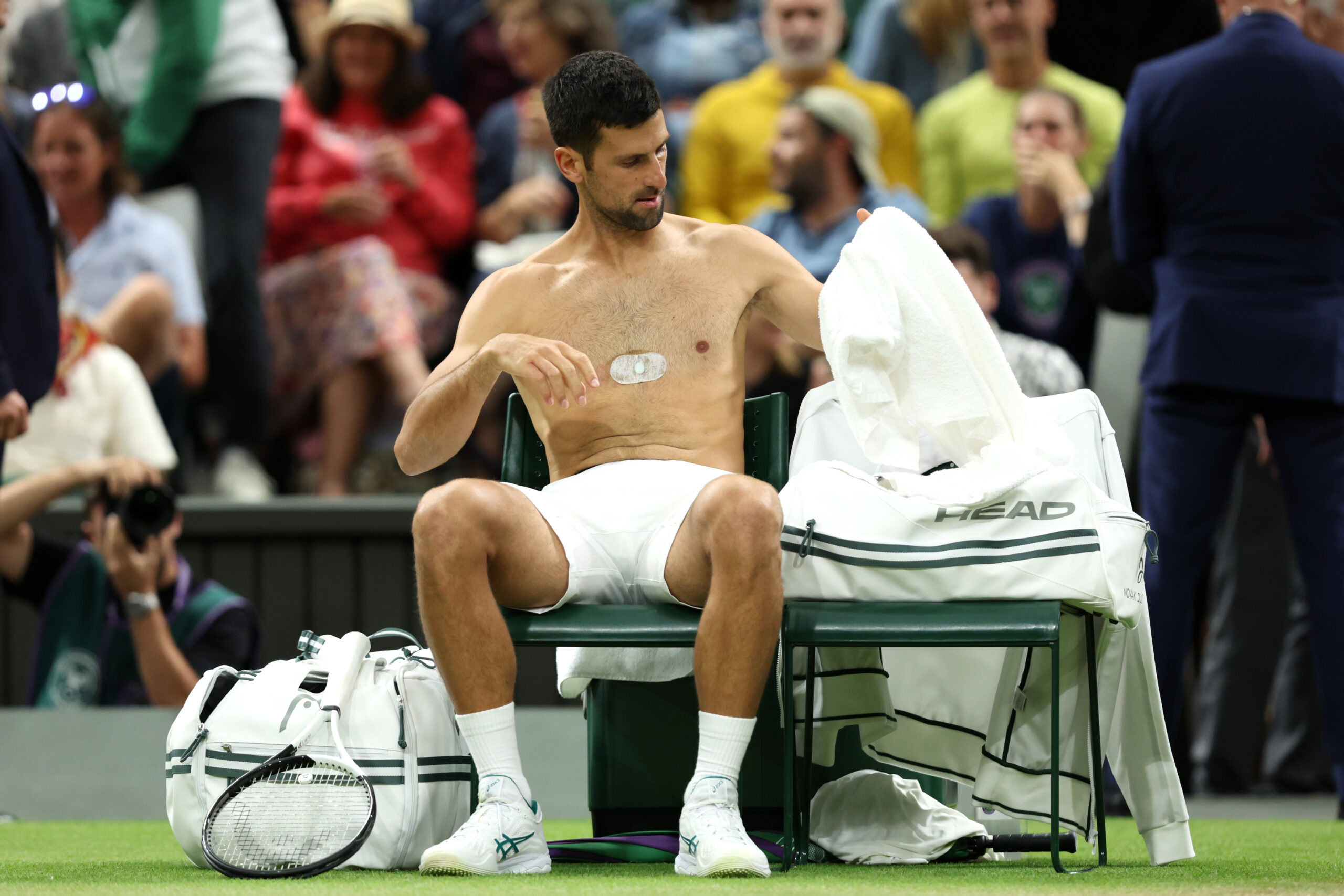 What’s up with Novak Djokovic’s TaoPatch?