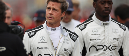 Brad Pitt makes F1 Debut