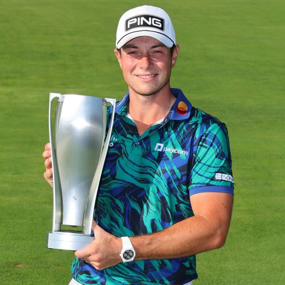 Viktor Hovland shows off rare Audemars Piguet watch after BMW Championship Cup win