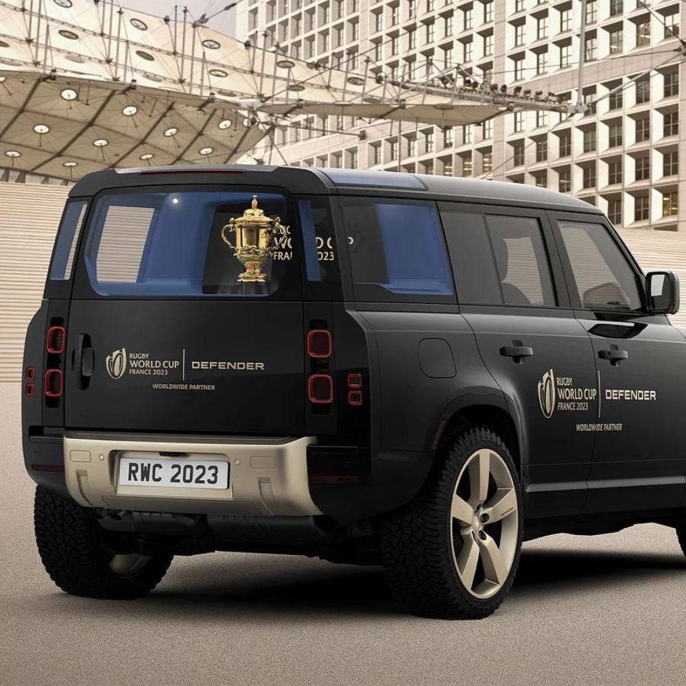 Land Rover Defender makes its mark at the 2023 Rugby World Cup