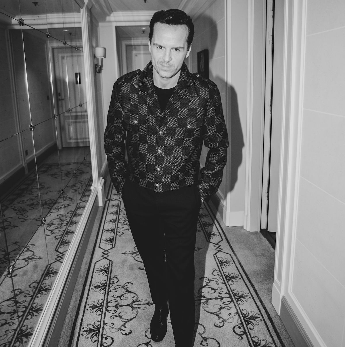 Getting dressed with Andrew Scott