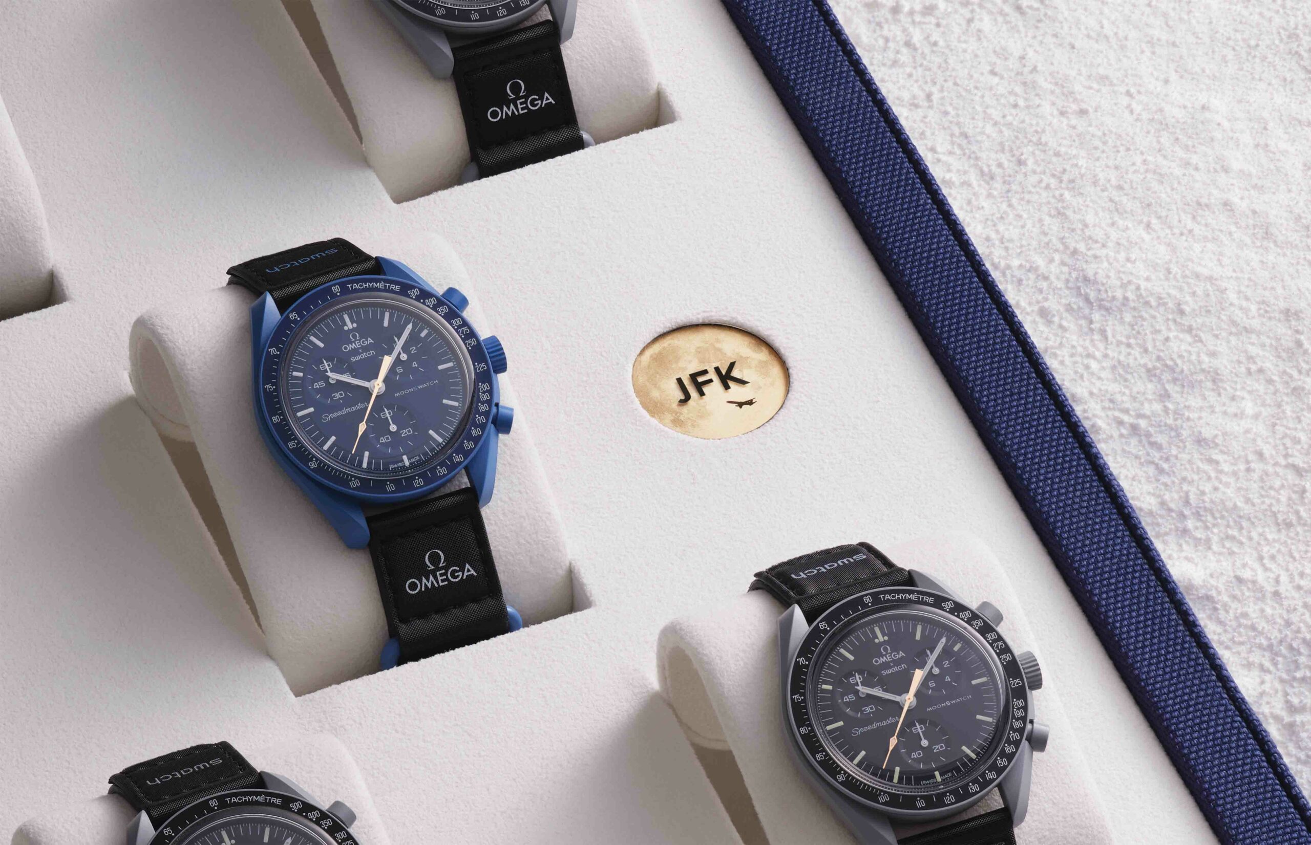 Why Omega just auctioned off 11 of its rare MoonSwatch sets