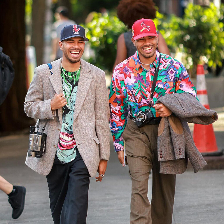 Where Do Men Buy Colourful Clothes?