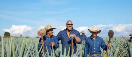 Dwayne Johnson at Teremana Distillery