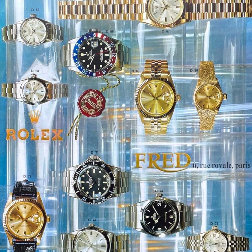 The man who sells vintage Rolex adverts