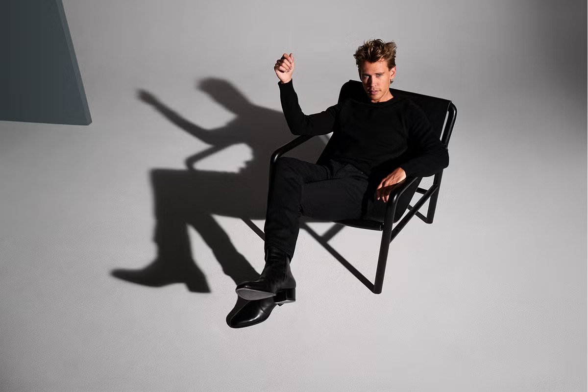 Austin Butler sits down to talk timeless clothes, hot summer nights and Yves Saint Laurent