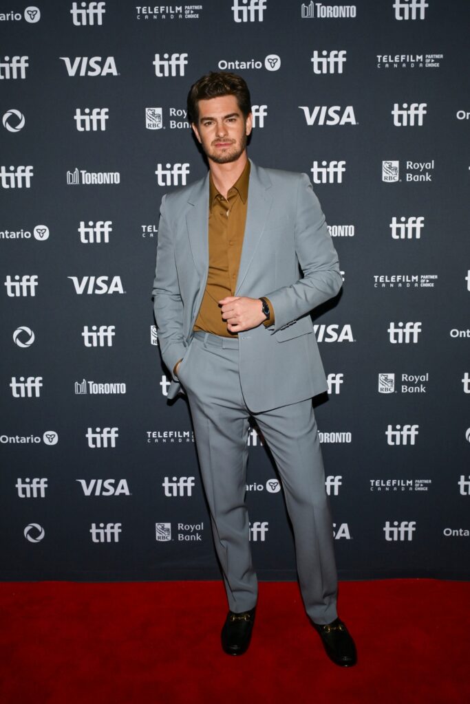 Andrew Garfield at the 'We Live In Time' premiere at TIFF 2024