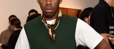 Tyler, The Creator in a sweater vest