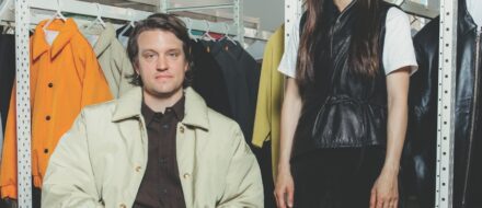Larz Harry and Aida Kim, designers of Perth-based brand Man-tle