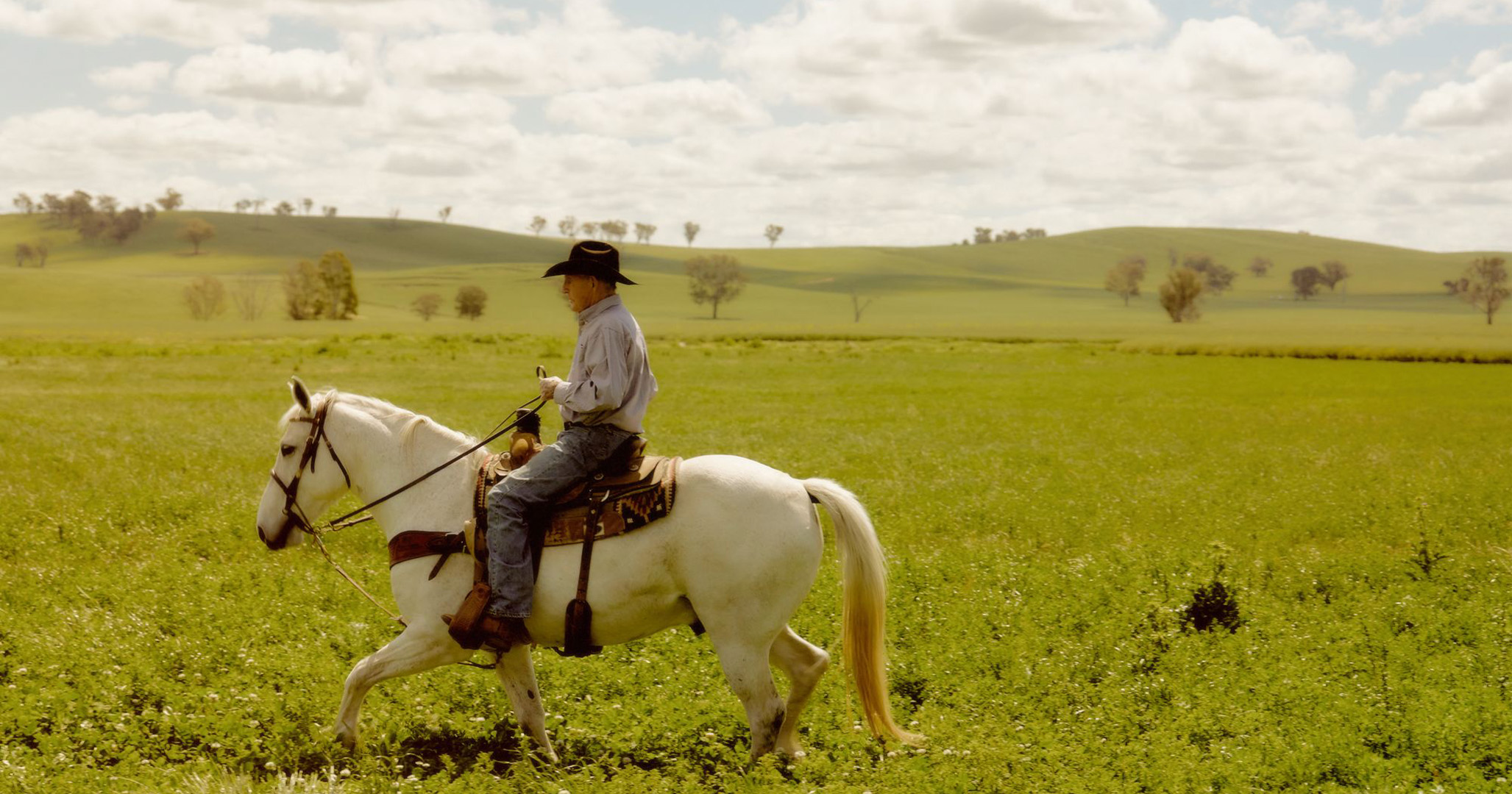 Bob Holder, the world's oldest competing cowboy. Photography: Ben Murphy