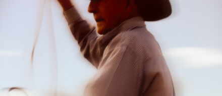 Bob Holder, the world's oldest competing cowboy. Photography: Ben Murphy