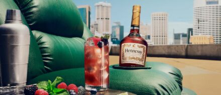 Hennessy berry cocktail