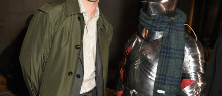 Nicholas Hoult and The Knight at Burberry winter 2025