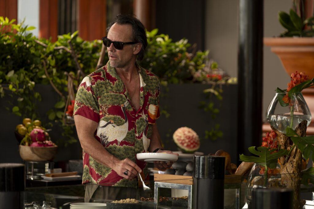 Walton Goggins as Rick in t=The White Lotus