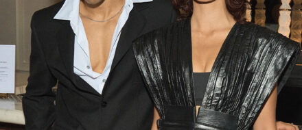 Josh Heuston and Mel Jarnson at Belvedere 10 party