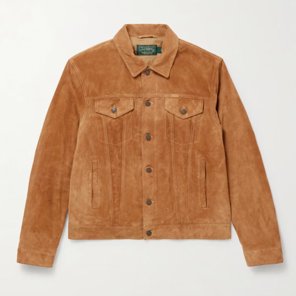 polo ralph lauren suede jacket