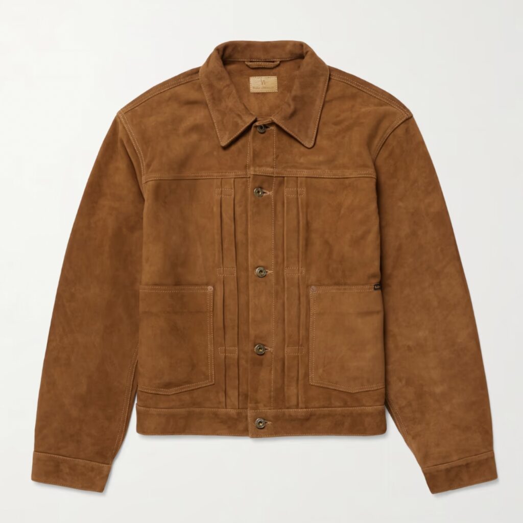 nudie jeans suede jacket