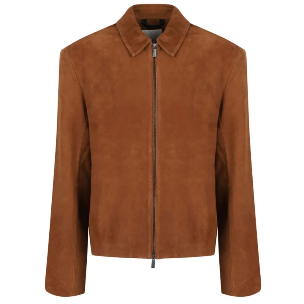 calvin klein suede jacket