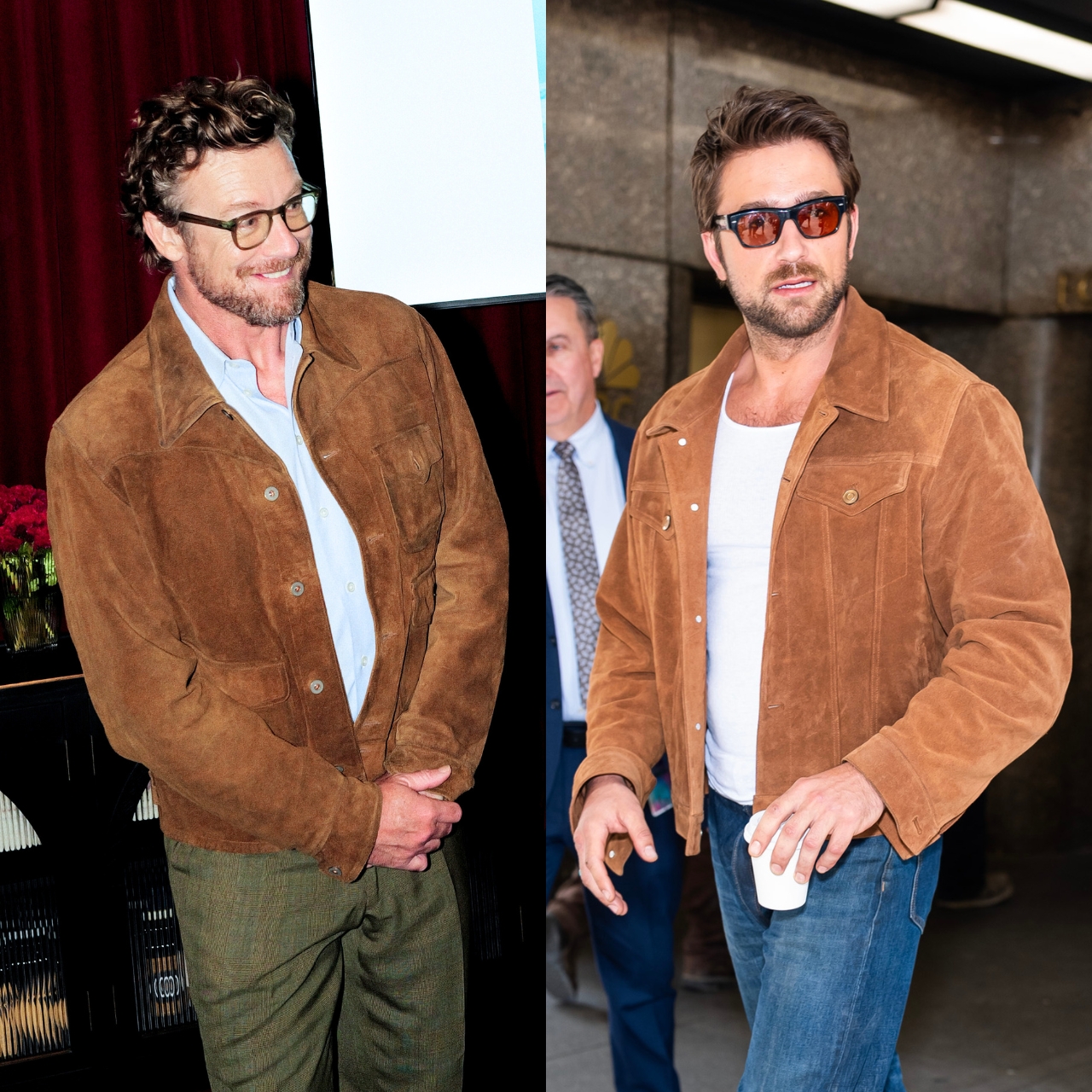 how to wear mens suede jacket