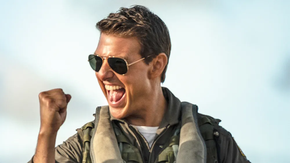 Tom Cruise in Top Gin: Maverick