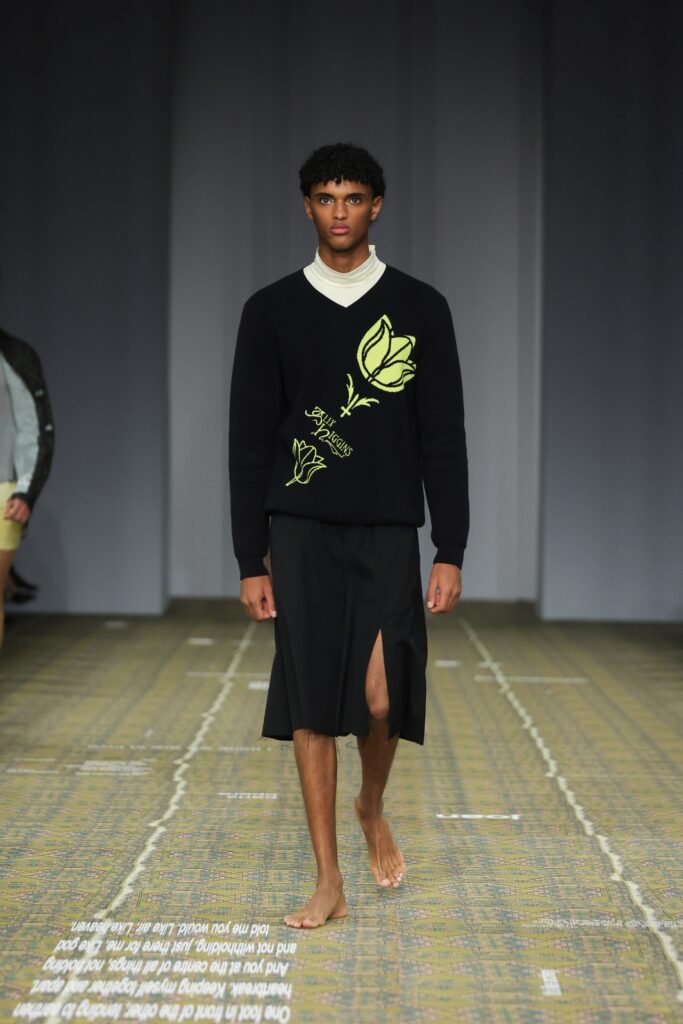 alix higgins afw 2025 menswear