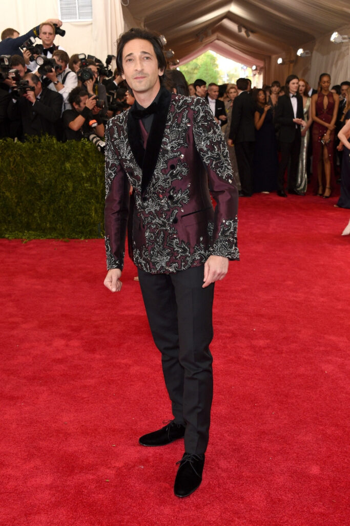 Adrien Brody best dressed men met gala history