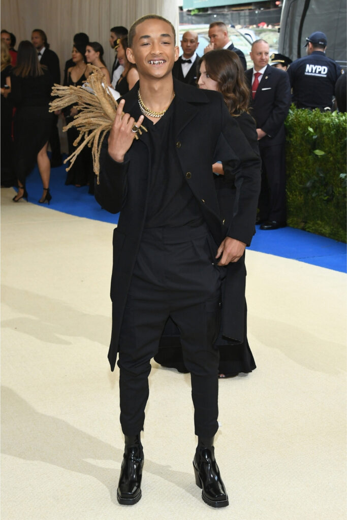Jaden smith best-dressed men in met gala history