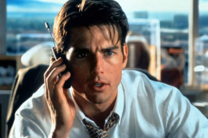 Tom Cruise in Jerry Maguire