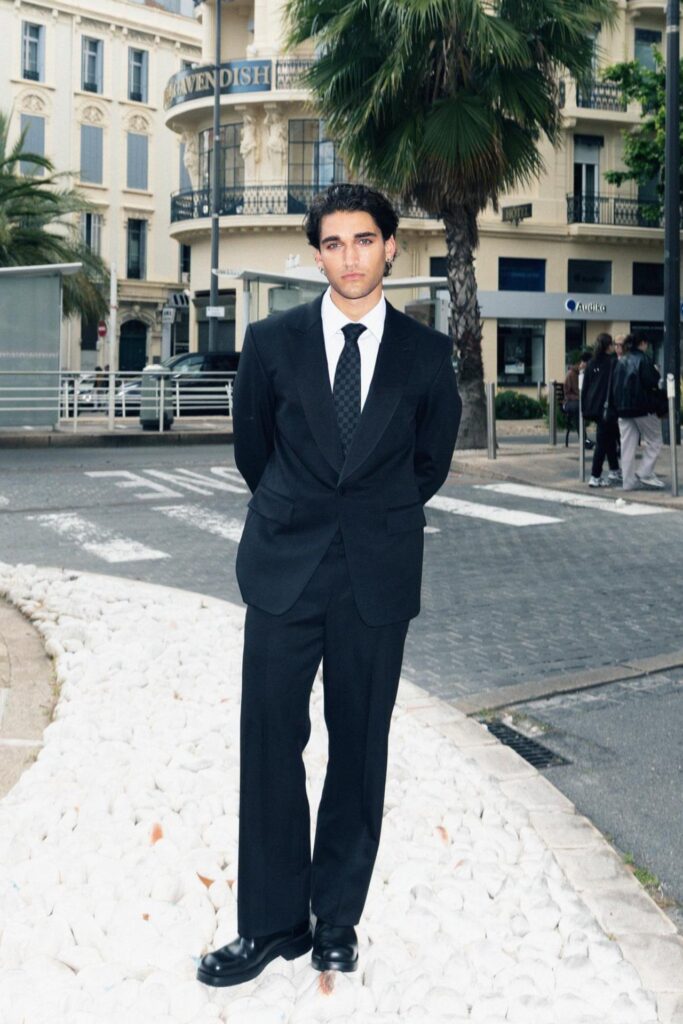 Josh Heuston wears Louis Vuitton to Cannes 2025