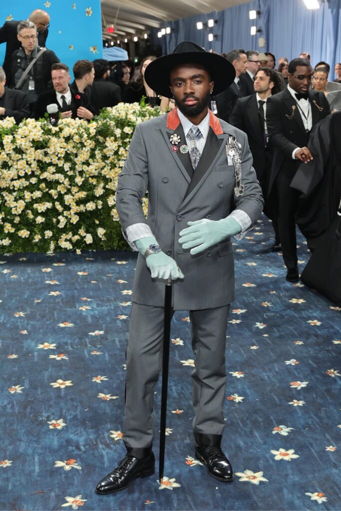 Caleb McLaughlin met gala 2025 red carpet