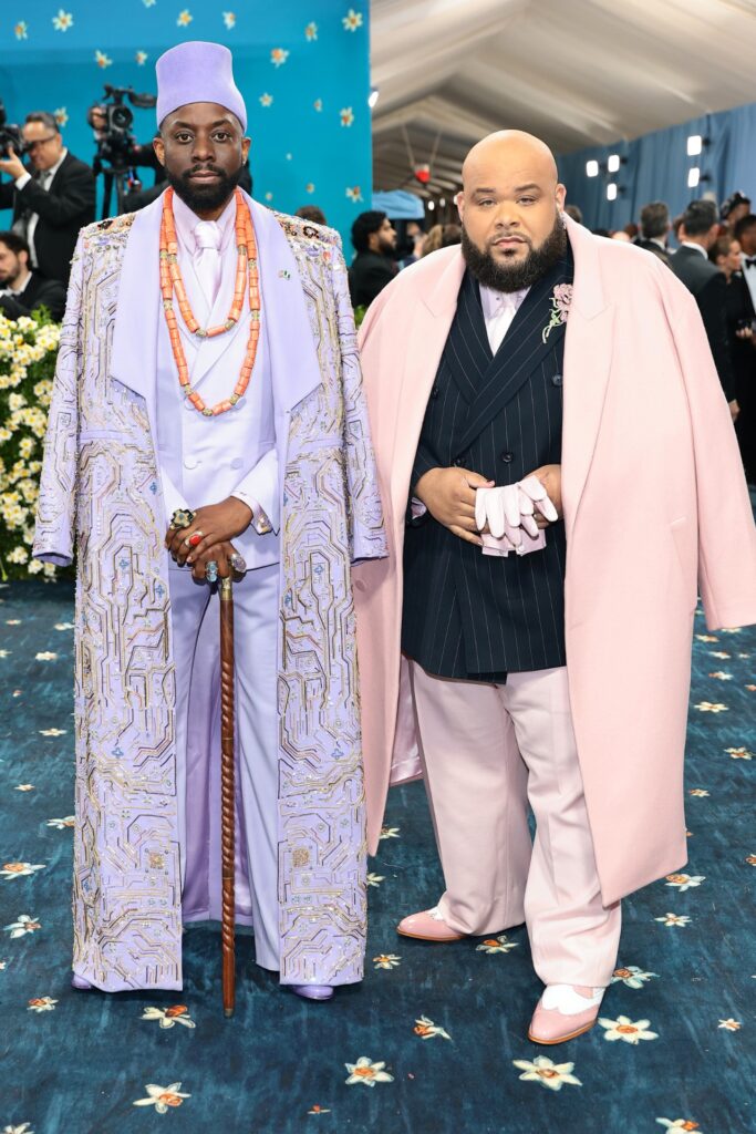 John Imah and Sergio Hudson met gala 2025
