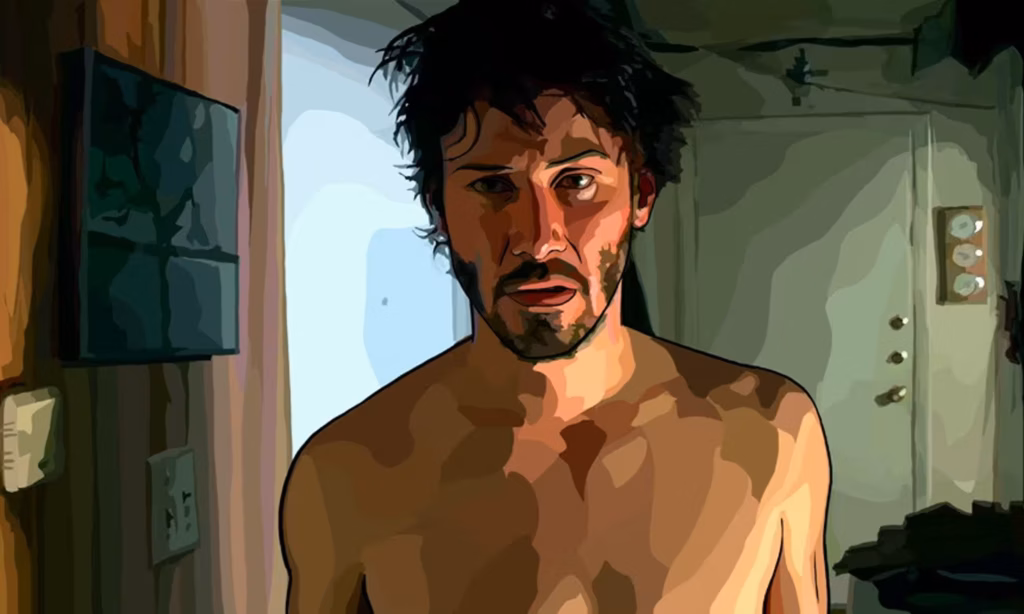 Keanu Reeves in A Scanner Darkly