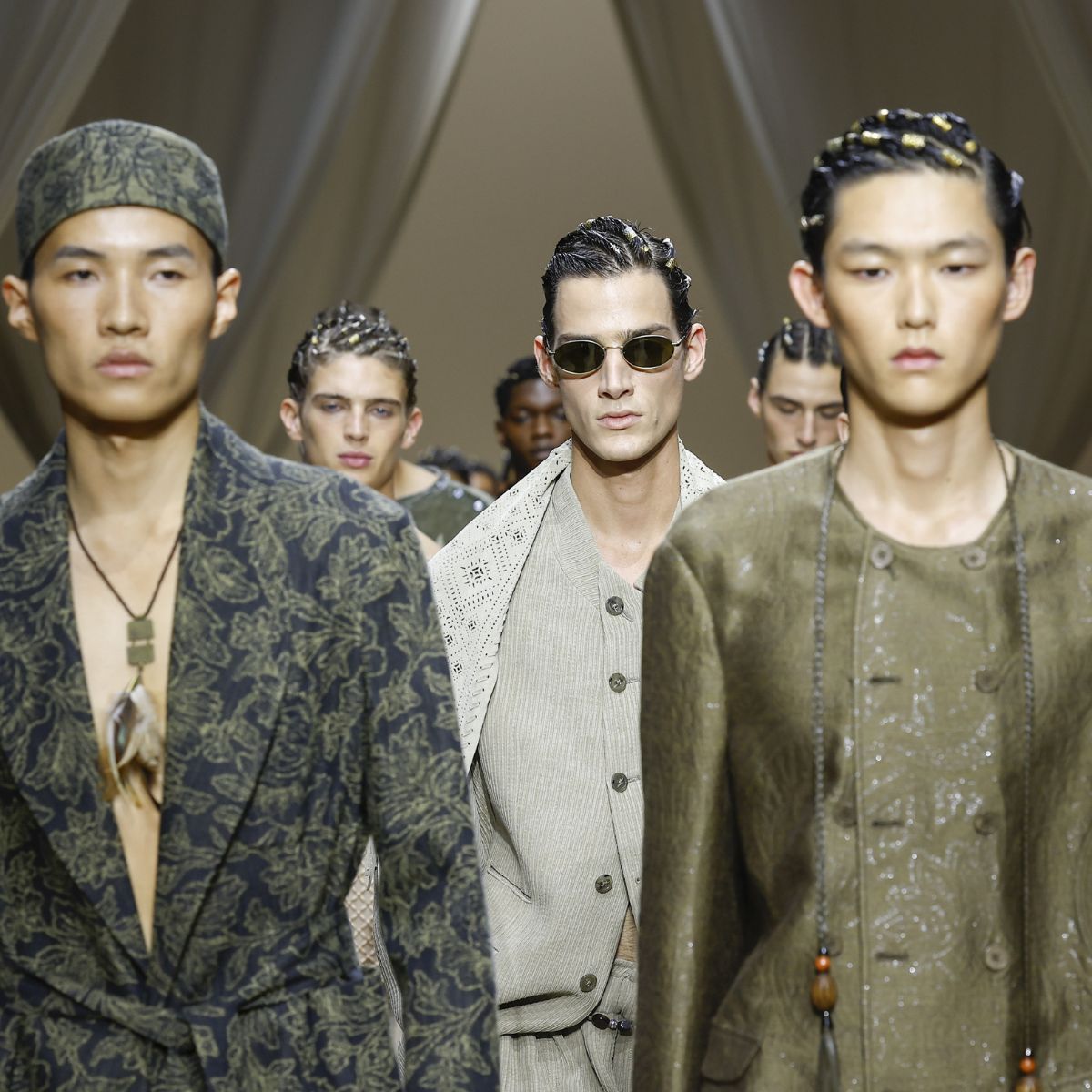 Giorgio Armani skips the show but steals the spring/summer season in Milan