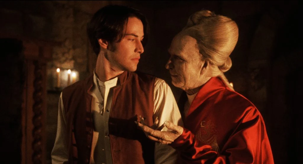 Keanu Reeves and Gary Oldman in Bram Stoker's Dracula