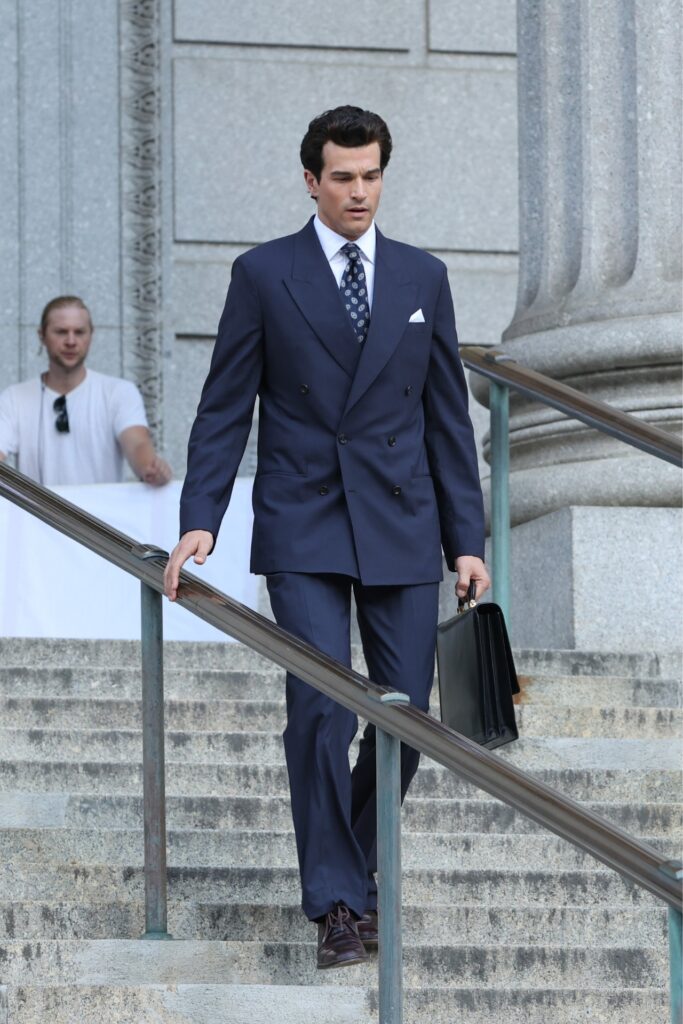 paul kelly on the set of american love story