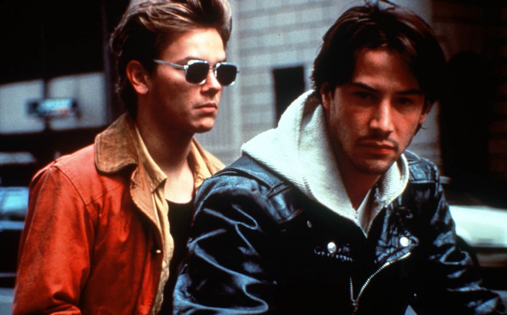 Keanu Reeves and River Phoenix in My Own Private Idaho