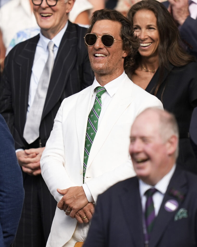 Matthew McConaughey , Wimbledon