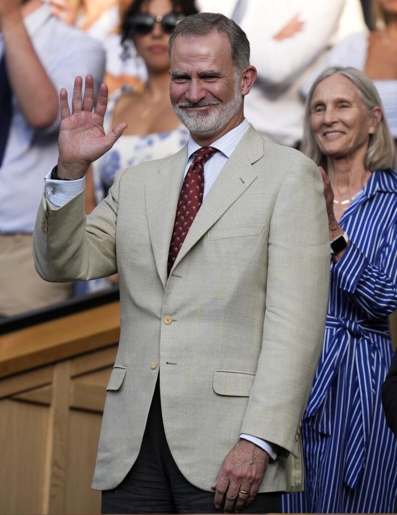King Felipe VI of Spain, Wimbledon 2025