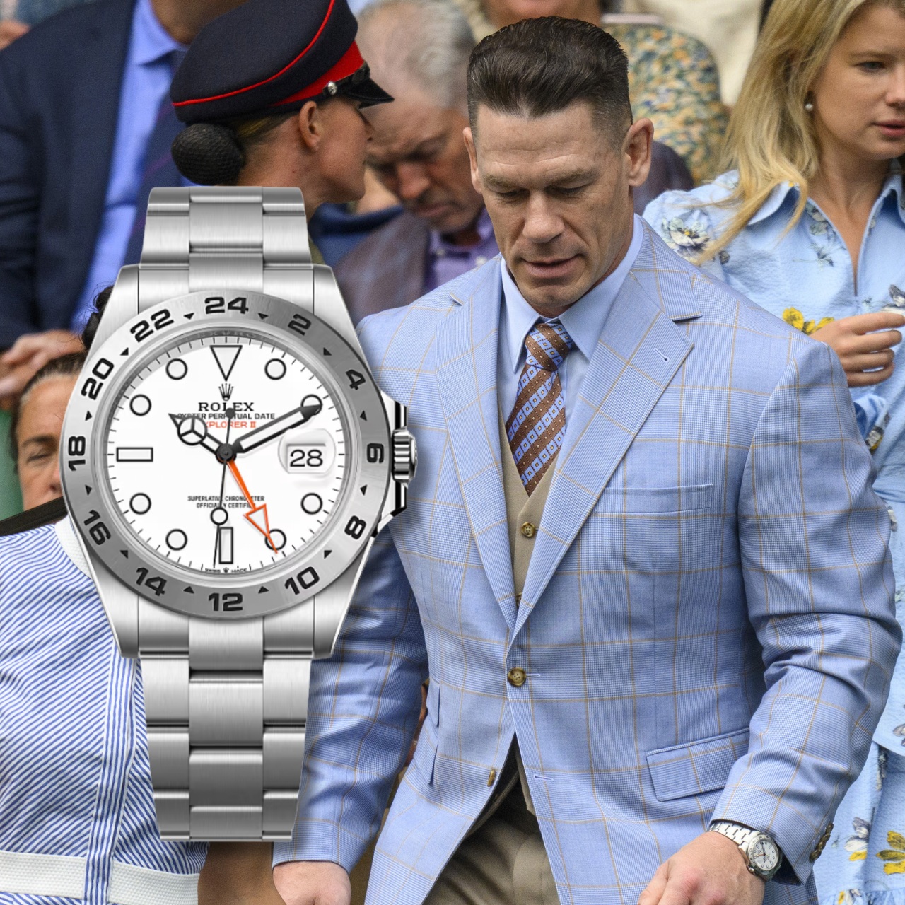 john cena wimbledon rolex watch