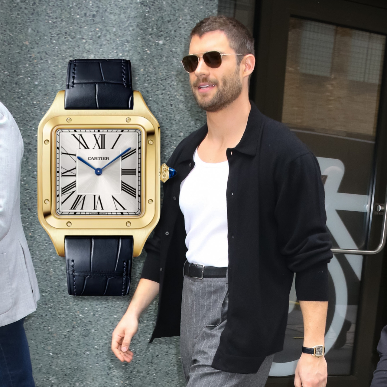 david corenswet cartier watches superman press tour