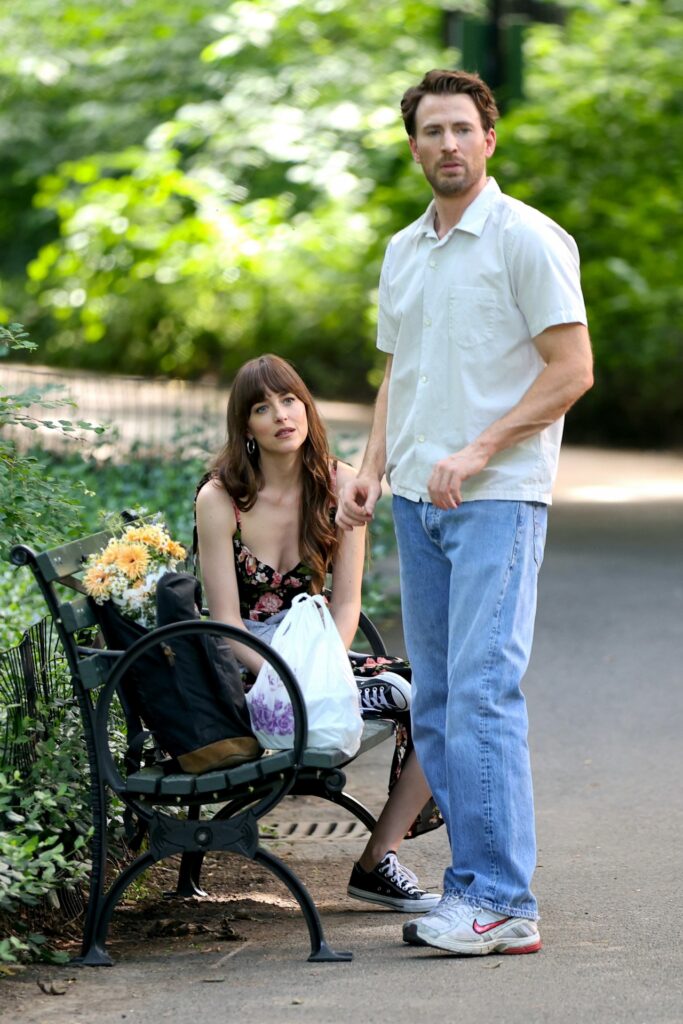 chris evans and dakota johnson