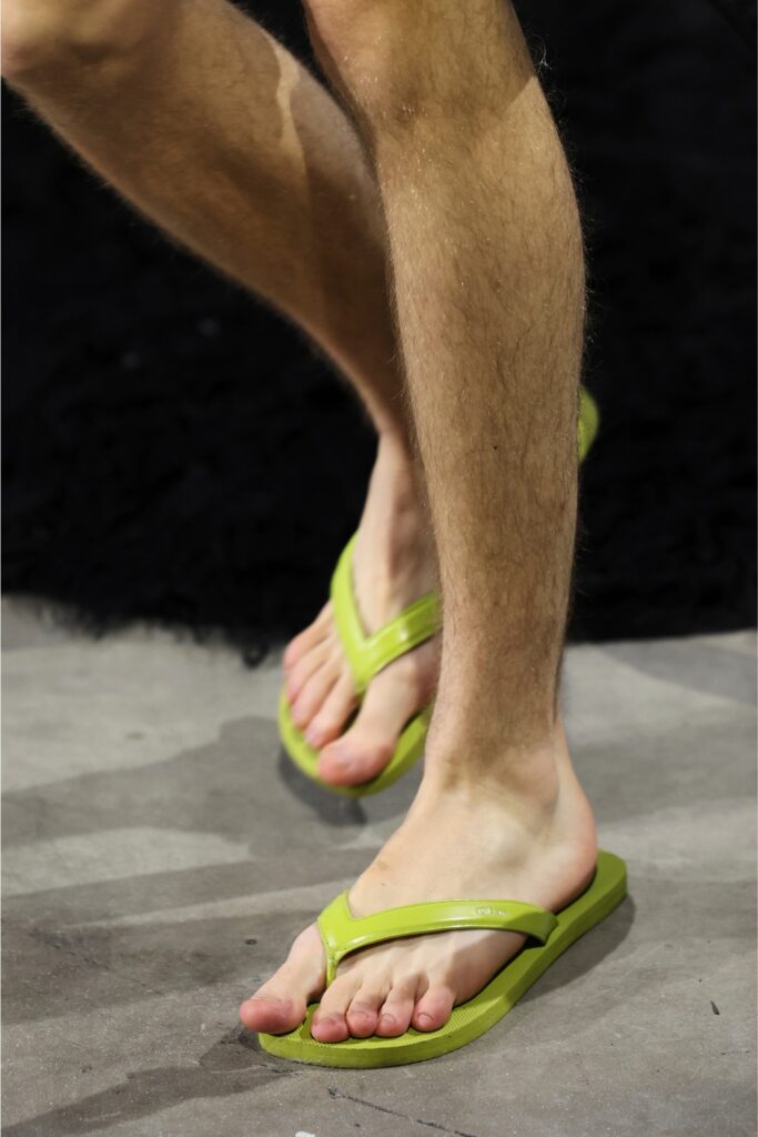 prada flip flops trend