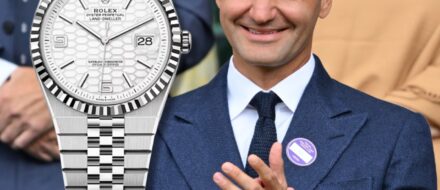 roger federer rolex land-dweller wimbledon