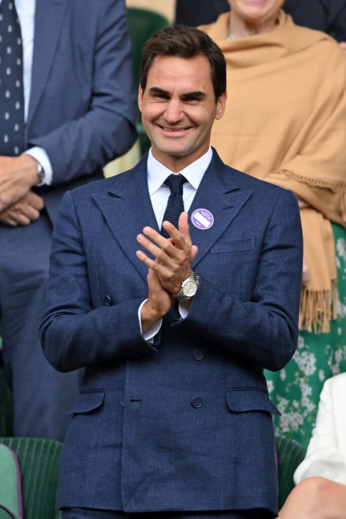 roger federer rolex land-dweller wimbledon