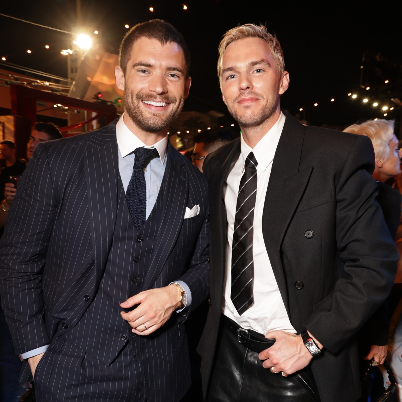 david corenswet and nicholas houlet at superman premiere