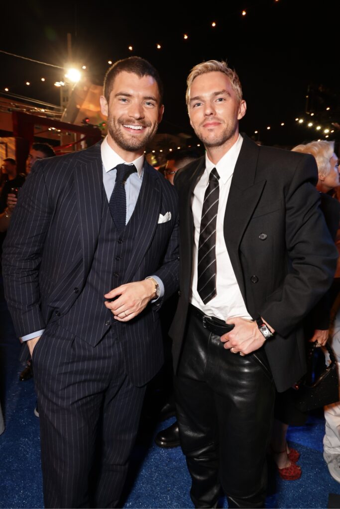 david corenswet and nicholas houlet at superman premiere