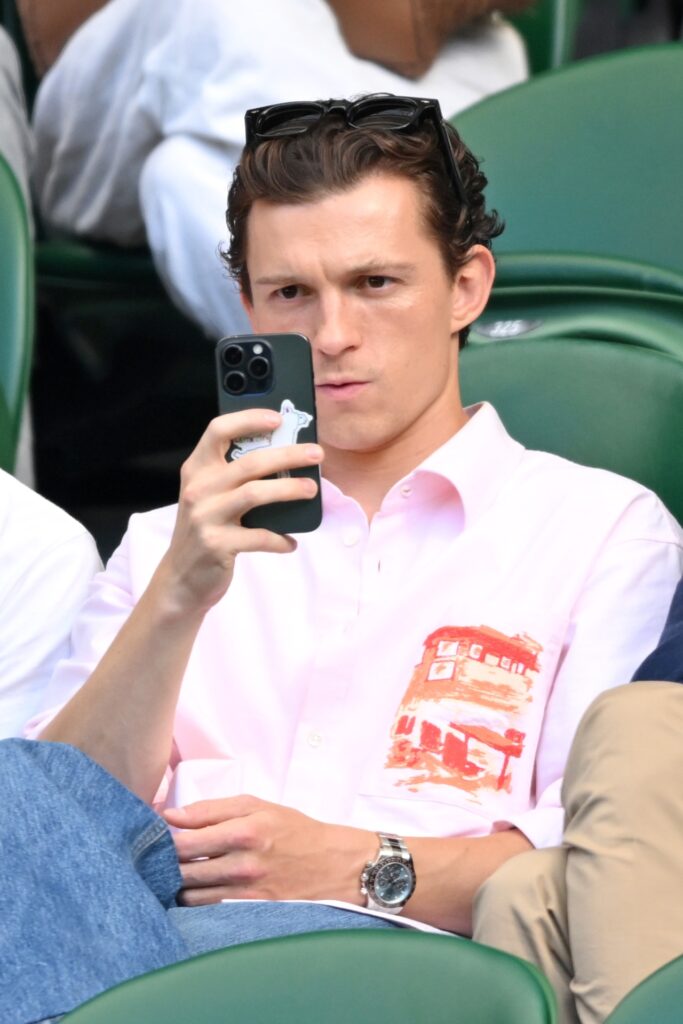 tom holland wimbledon rolex cosmograph daytona